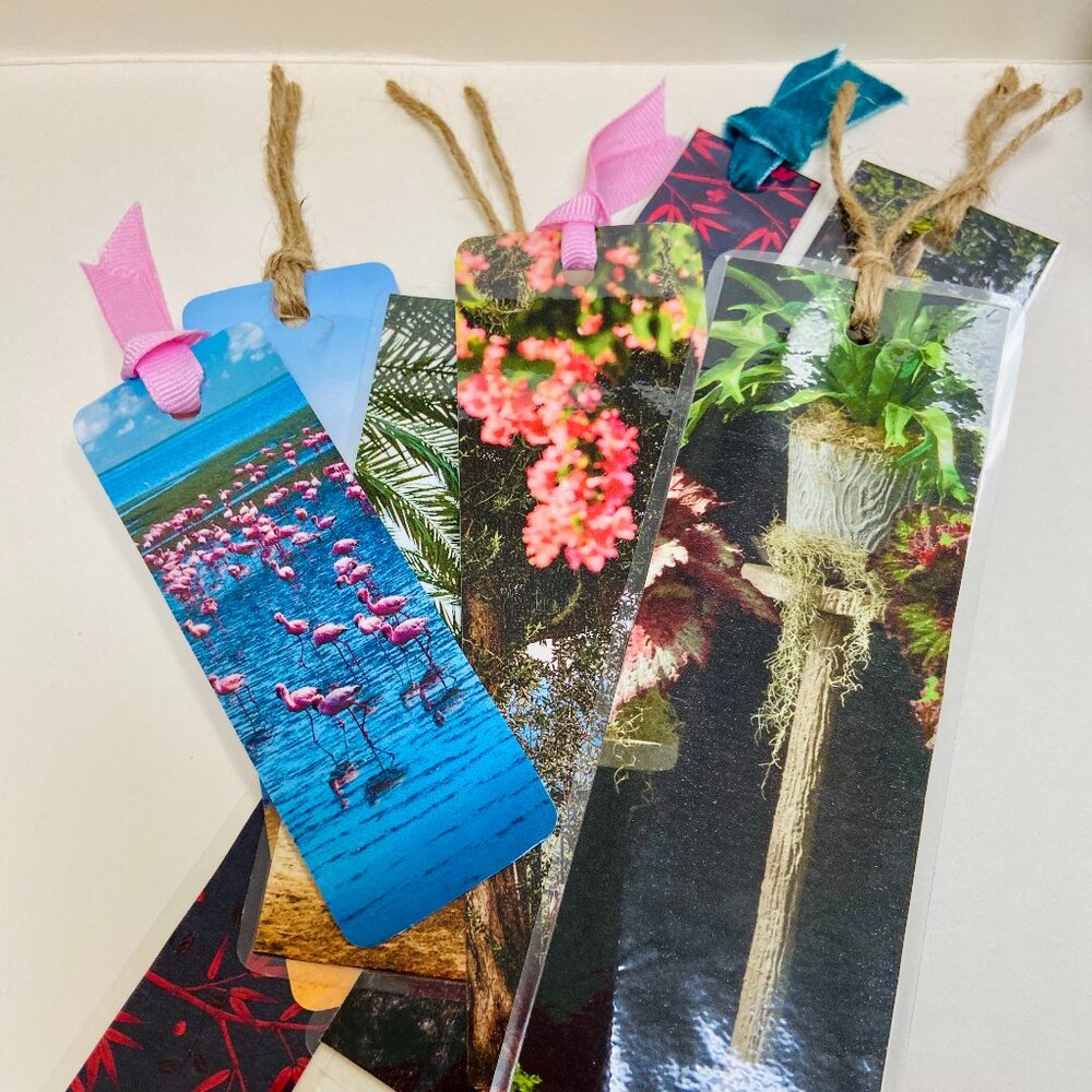 Flora & Fauna Bookmarks Lot feat. Wild Flamingos